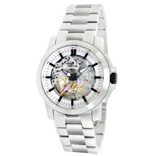 Kenneth Cole Mens Silver Stainless Steel and Silver Dial Quartz Watch