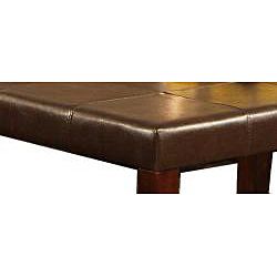 Chocolate Bicast Leather Coffee Table