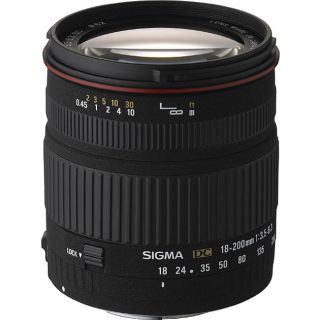 Sigma 18 200mm F3.5 6.3 DC Lens for Sony