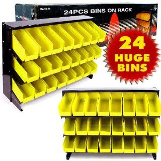 Trademark 24   bin Parts Storage Rack Trays Home