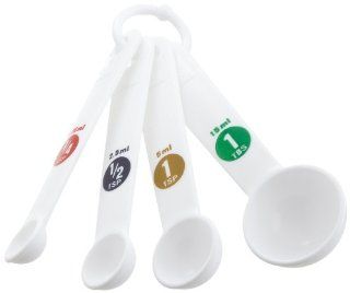 Good Cook Classic Set of 4 Plastic Measuring Spoons
