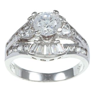 Sterling Essentials Silver Cubic Zirconia Bridal style Ring Today: $29
