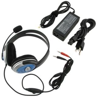Travel Charger/ Hands free Stereo Headset for HP Pavilion/ Compaq