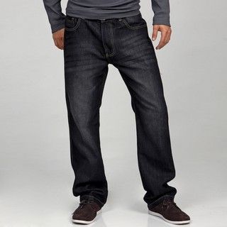 MO7 Mens Relaxed Washed Denim Jeans