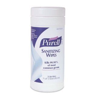 PURELL 9010 06 Sanitizing Wipes, 175 Count (Pack of 6) 