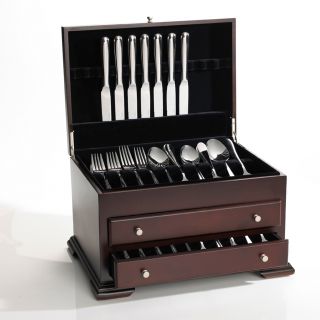 Wallace Walnut 2 drawer Flatware Chest Today $73.27 4.0 (23 reviews