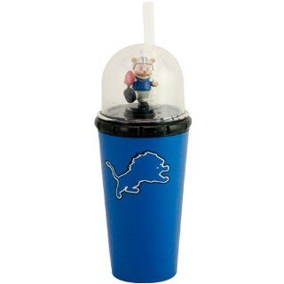Detroit Lions Light Blue Windup Mascot Cup: Sports