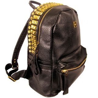 Garin Snake Print PU Leather Studded Backpack Today $74.99
