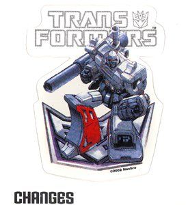 G1 Megatron Decepticon Dreamwave Sticker 78 176: Toys & Games