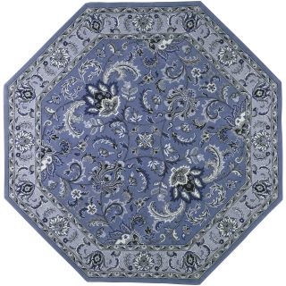 Hand tufted Blue Thor B Wool Rug (10 Octagon) Today $749.99 Sale $