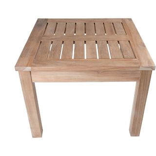 Solid Teak Natural Square Side Table Today $149.99 5.0 (4 reviews