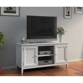 White 50 inch Plasma TV LCD Stand/ Media Console