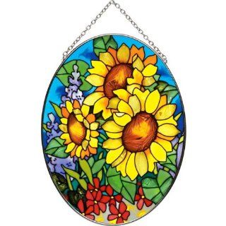 Joan Baker Designs MO173 Sunflower Field Art Glass