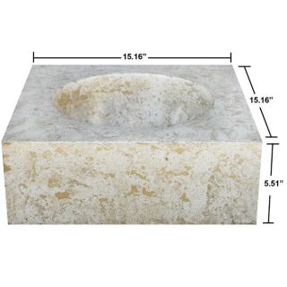 Concrete Small Cube Marble Sink Today $229.99