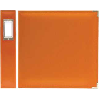 We R Memory Keepers Orange Soda Faux Leather 3 ring Binder Today $21