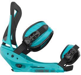 Burton Custom EST Snowboard Bindings Teal Medium 2012