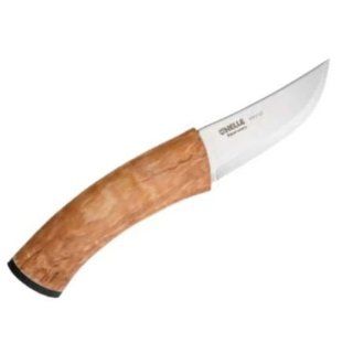 Helle Knives 180 Wind Fixed Blade Knife with Curly Birch