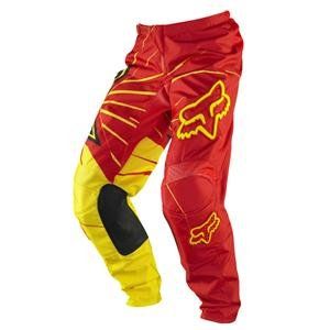 Fox Racing Rockstar 180 Pants   2012   28/Red/Yellow  