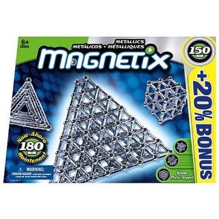 Magnetix 180 Count Bonus Assortment Metallic Toys