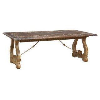 Italian Country Dining Table in Crossroads Blue Sage