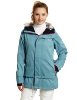 Oakley Womens Cinch Jacket (Solar Blue, Medium) Clothing