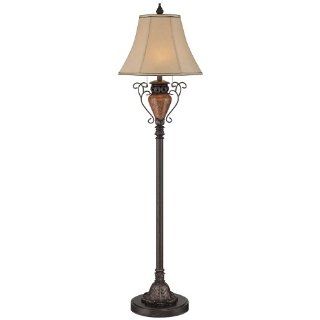 Traditional Bronze Crackle Floor Lamp