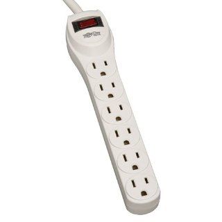 Surge Protector Strip 120V 6 Outlet 2ft Cord 180 Joule Electronics