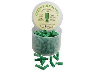 Skenco Green Poly Match, .177 Cal, 4.20 Grains, Wadcutter