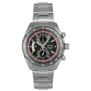 Seiko Mens Stainless Steel Chronograph Watch
