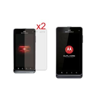 Premium Motorola Droid 3 Anti fingerprint Screen Protector (Pack of 2
