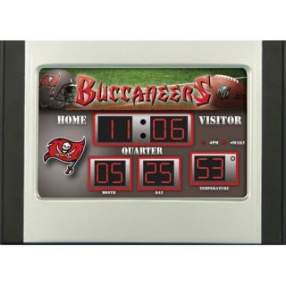 Tampa Bay Buccaneers Scoreboard Desk Clock