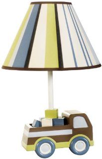 Kids Line Lamp and Shade, Mosaic Transport Baby