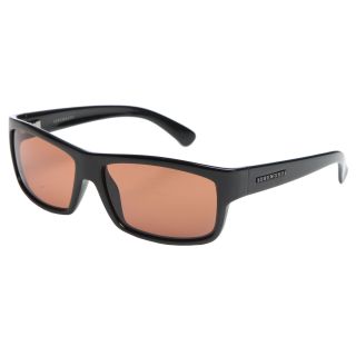 Serengeti Martino Shiny Black Sleek Rectangular Sunglasses Today $