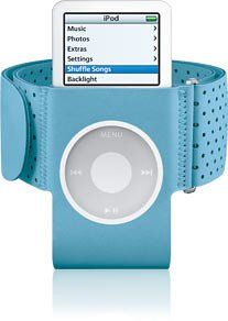 Apple MA183G/A iPod Nano Armband 1st Gen   Blue: MP3