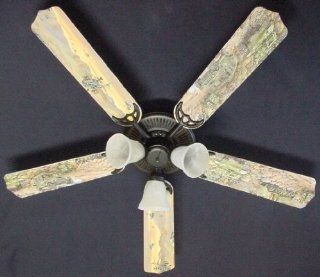 Army Tanks, Military Helicopter 52 Ceiling Fan  