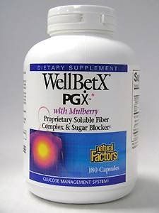  Natural Factors   WellBetX PGX 180 caps