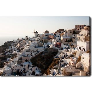 Santorini Sunset Gallery wrapped Canvas Art Today: $84.99