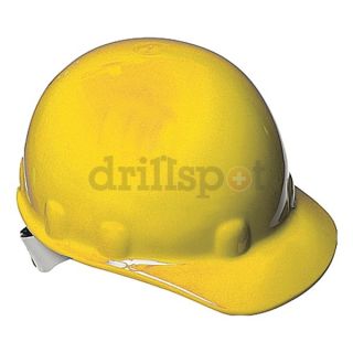 North Safety E2SW02A000 Hard Hat, FrtBrim, NonSlottd, 8Rtcht, Yellow