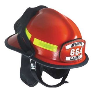 Cairns C MOD E2D2A2200 Fire Helmet, Red, Modern