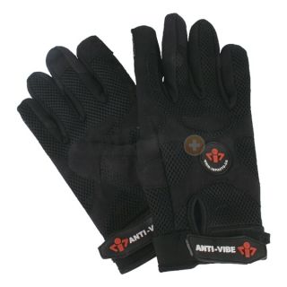 Condor 4HDK3 Anti Vibration Gloves, L, Black, PR