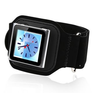 BasAcc Black Suede Armband for Apple iPod Nano 6th Generation Today $