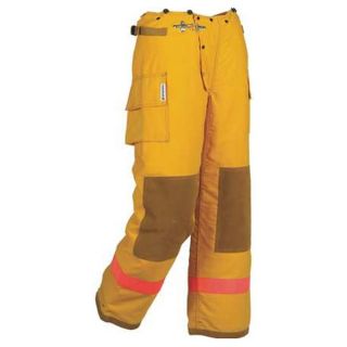 Sperian Fire S72 VE Nomex   Xlarge USAR Pant, Gold, 3XL, Inseam 30 In.