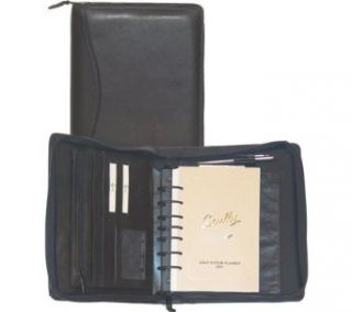 Scully Leather Zip Weekly Planner Soft Plonge 8053Z