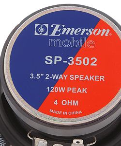 Emerson SP 3502 3.5 inch 120 Watt Car Speakers