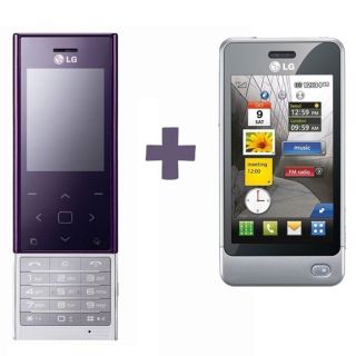 LG BL20 Purple + LG GD510GR   Achat / Vente TELEPHONE PORTABLE LG BL20