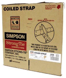 Simpson Strong Tie CS20 Coiled Strapping   20 Gauge, 250 Feet   