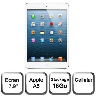iPad mini Wi Fi + Cellular 16 Go blanc & argent   Achat / Vente