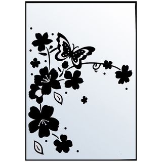 Crafts Too Embossing Folder 4X6 Flowers/Butterfly