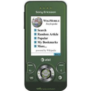 Sony Ericsson W580 Walkman Green GSM Unlocked Cell Phone
