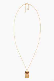Marc By Marc Jacobs Golden Owl Rue Dog Tag for women